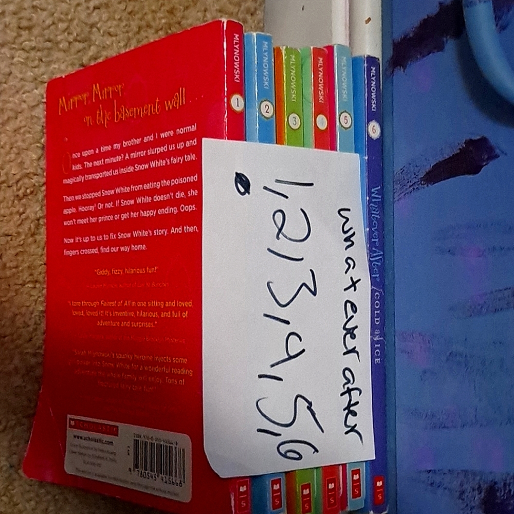 Whatever after 1 through 6 books